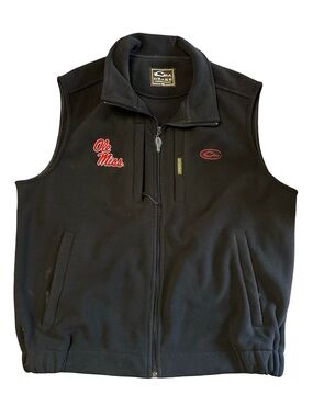 Drake x Ole Miss University Black Fleece Full Zip Vest XL Windproof Layering